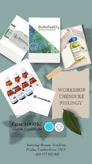 Workshop Chemický Peeling BioRePeel Praha